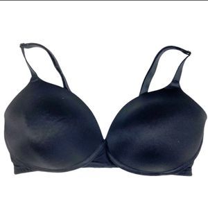 PINK Victoria’s Secret Black Satin Bra - 34DD (34E)